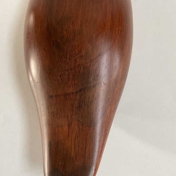 Vintage Duck Decoy Wood Duck TL Plum Original Hickory North Carolina Carved #257 - Picture 11 of 15